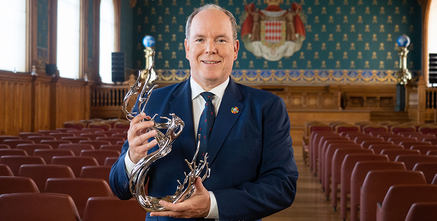 His Serene Highness Prince Albert II of Monaco Receives 2021 Indianapolis Prize Jane Alexander Global Wildlife Ambassador Award
