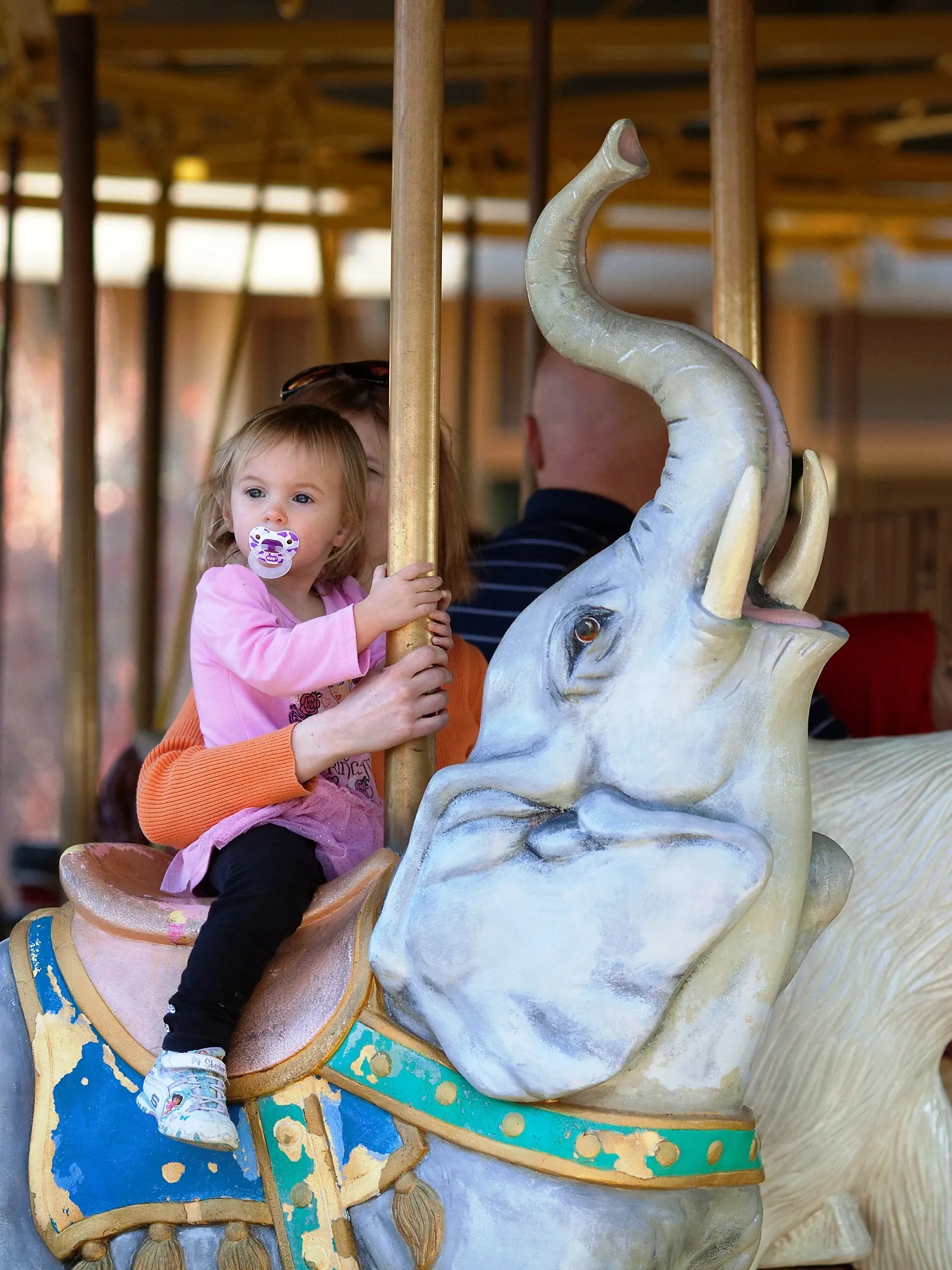 Girl on carousel - 2017