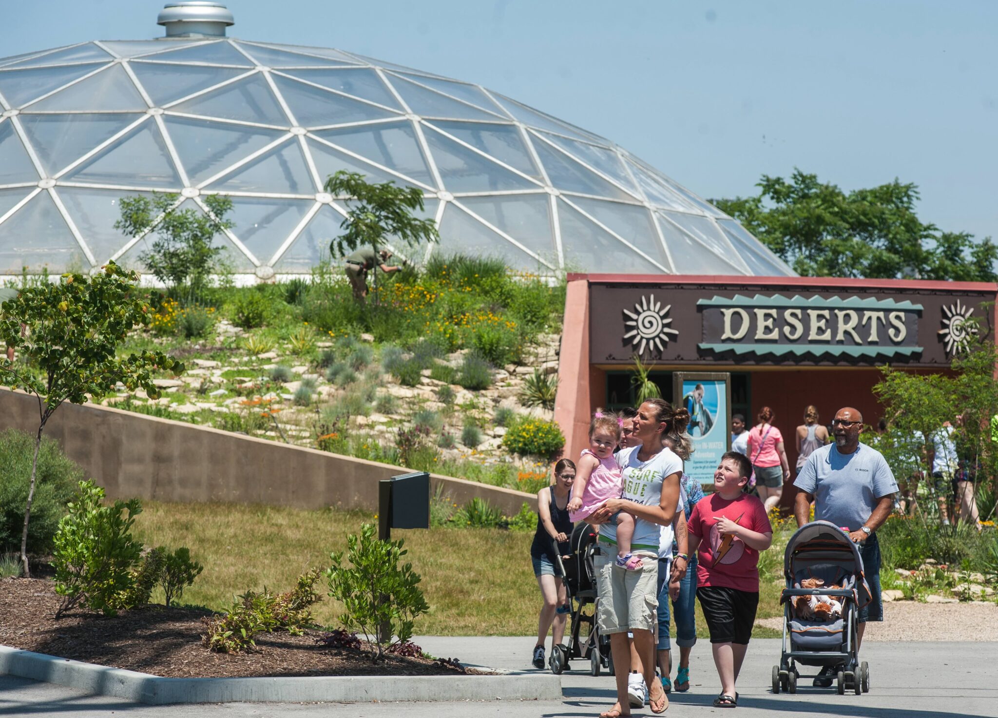 desert exhibit entrance at Indianapolis Zoo