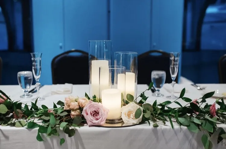 wedding centerpiece, Indianapolis Zoo Weddings and events