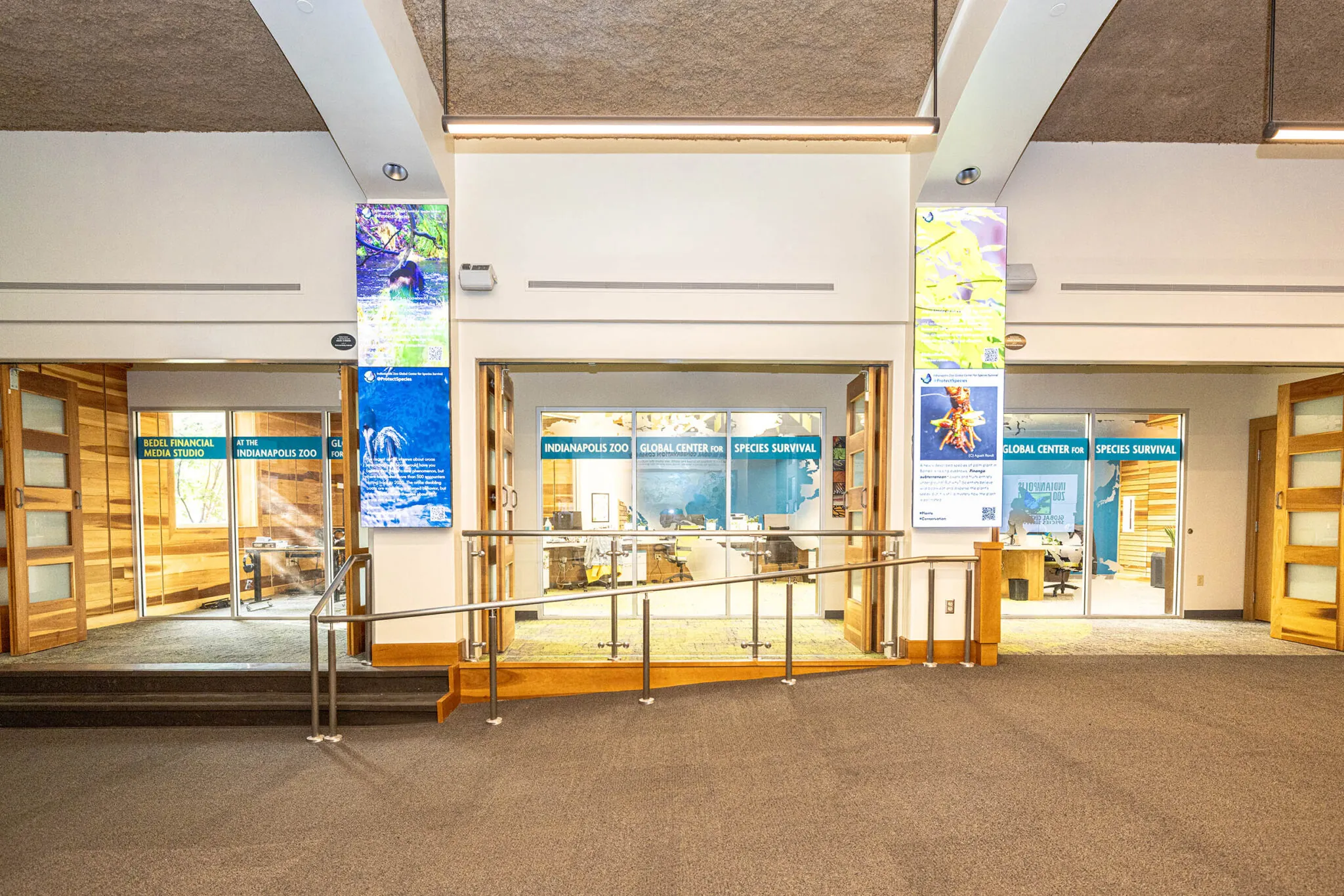 photo of the global center for species survival at the Indianapolis Zoo