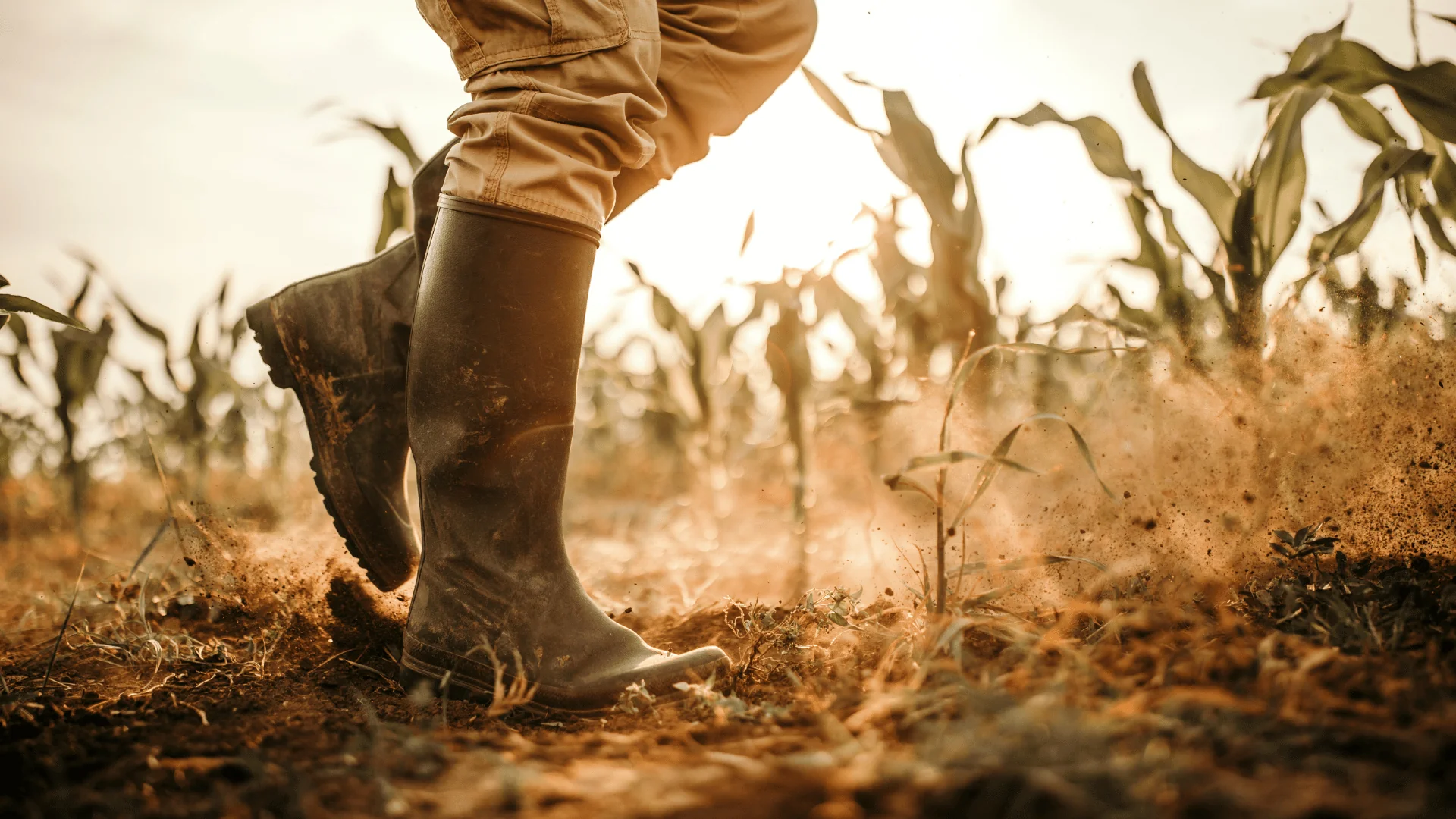 FFA, future farmers of america, farmer walking with boots in field