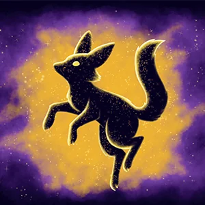 graphic rendering of a fennec fox