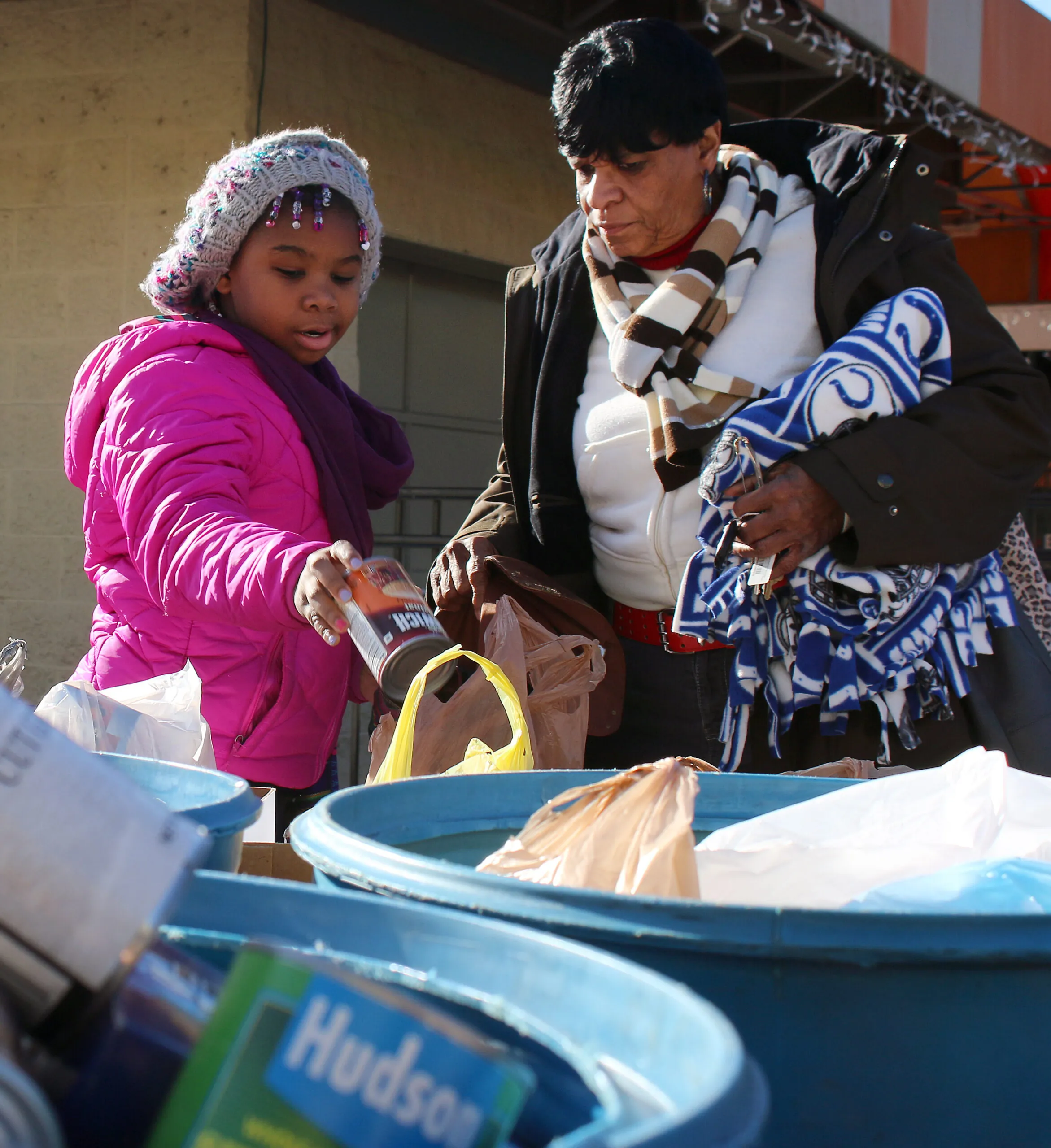 Family Donating