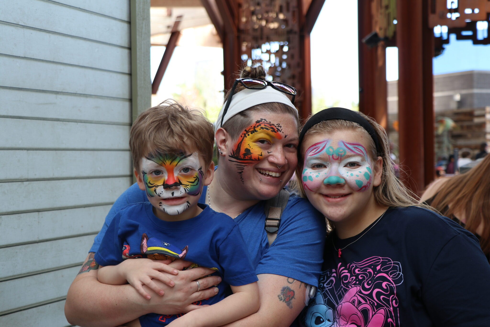 Family Face Painted