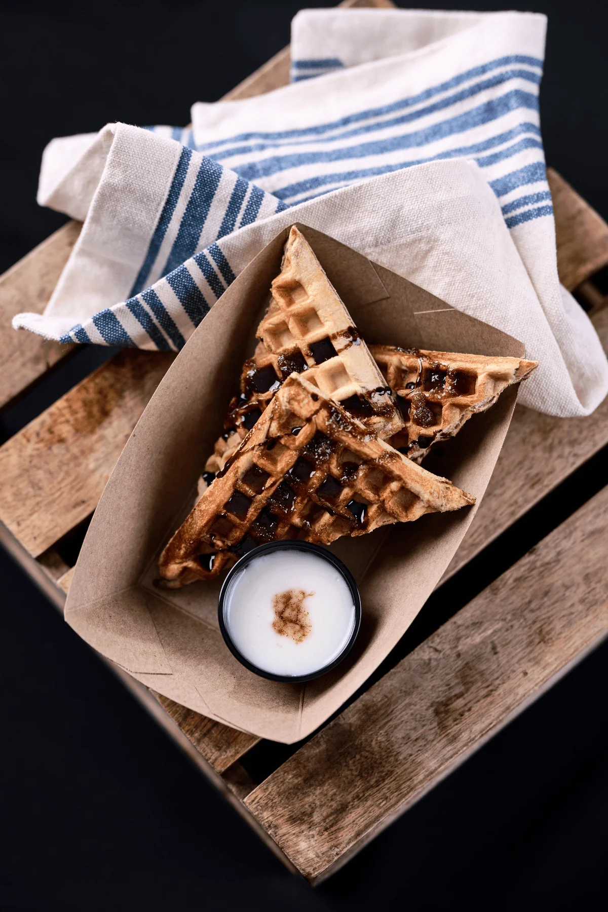 cinnamon roll waffle