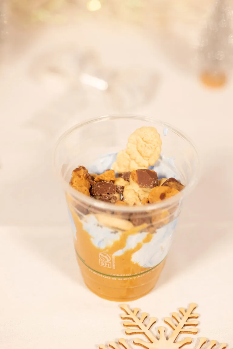 fluffernutter treat in a cup