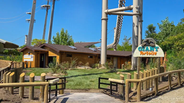 Giant tortoise exhibit