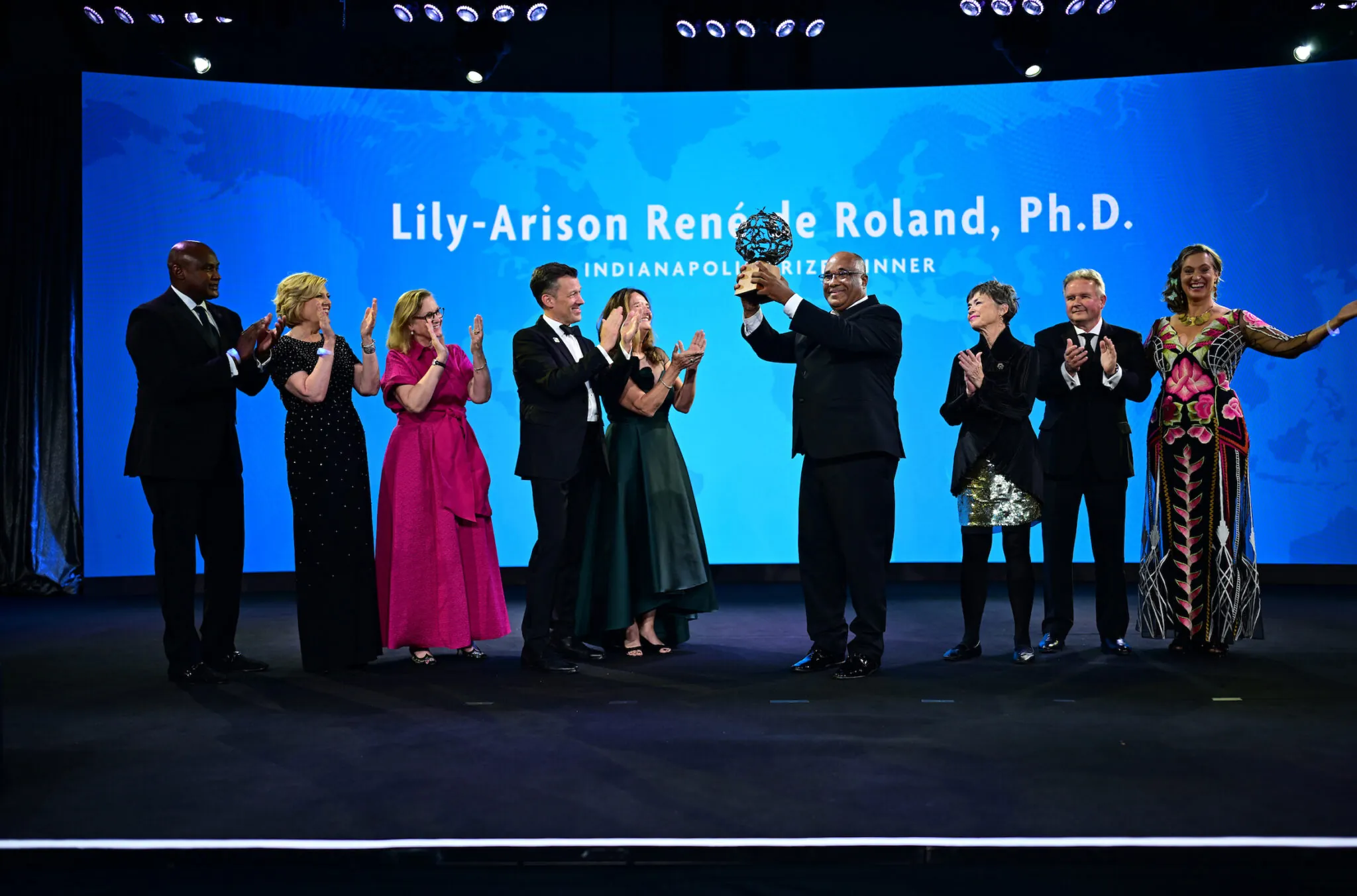 2025 Indianapolis Prize Winner receiving award