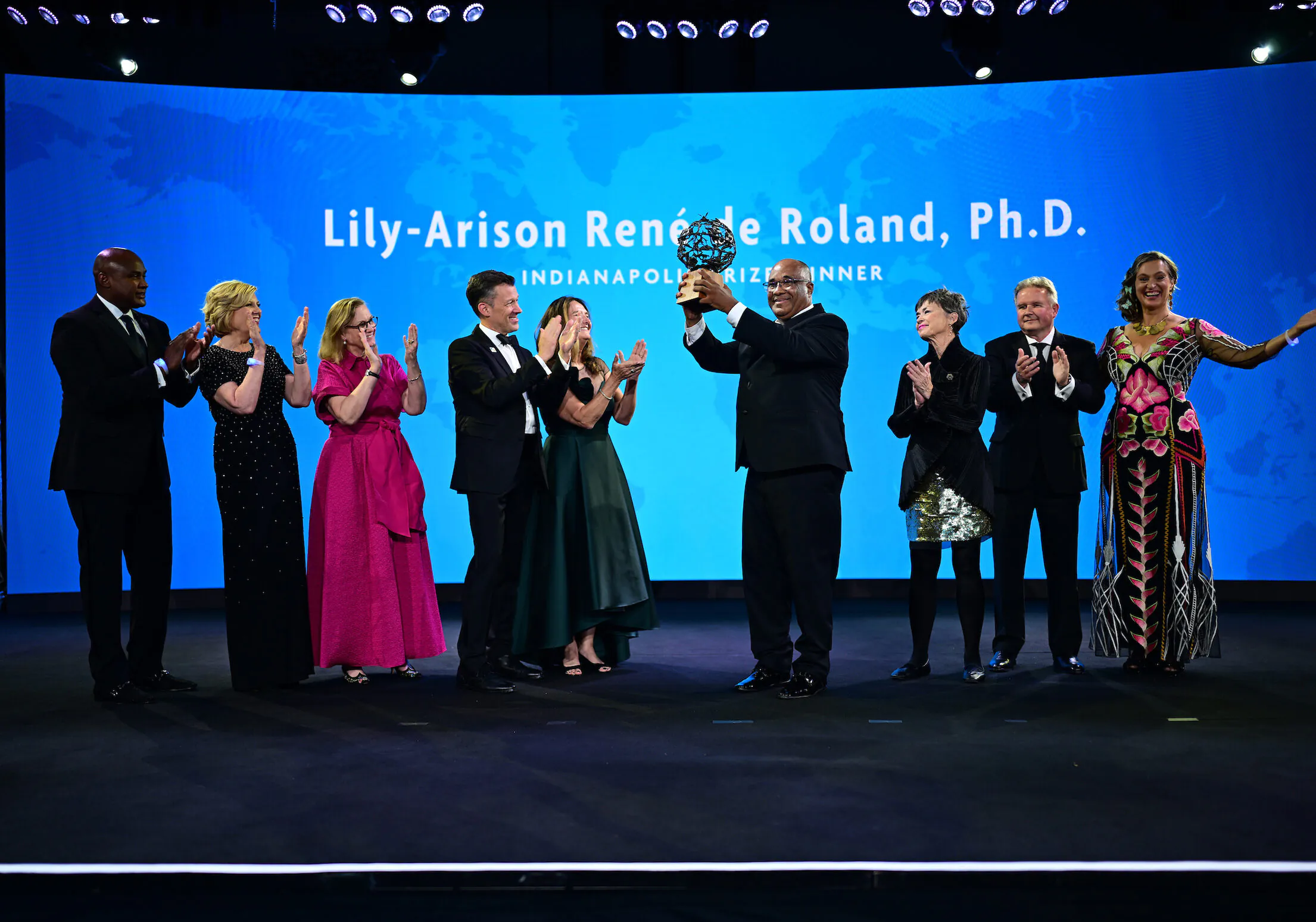 2025 Indianapolis Prize Winner receiving award