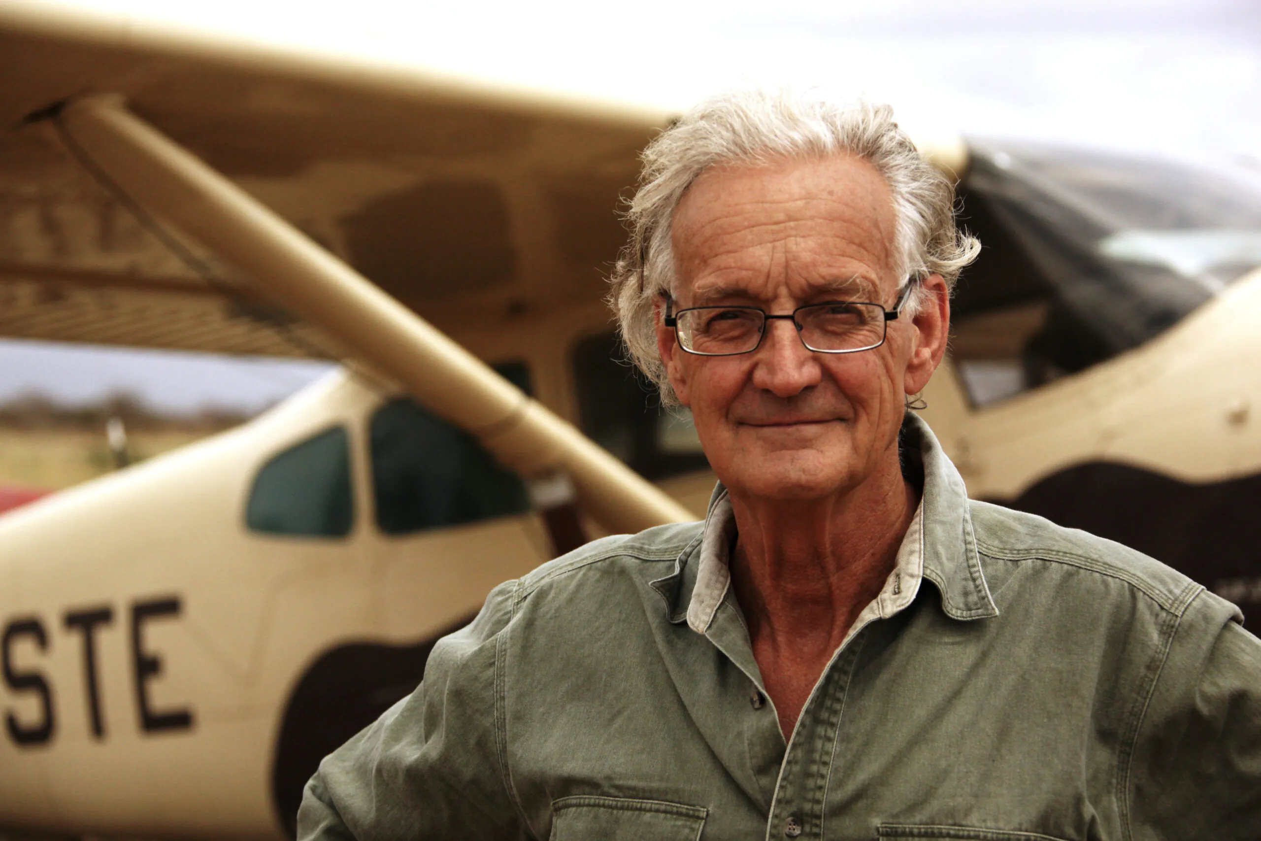 Iain Hamilton and his Cessna 185