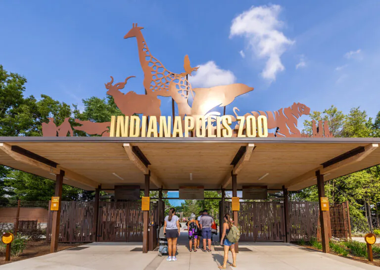 Front Gate with Guests
