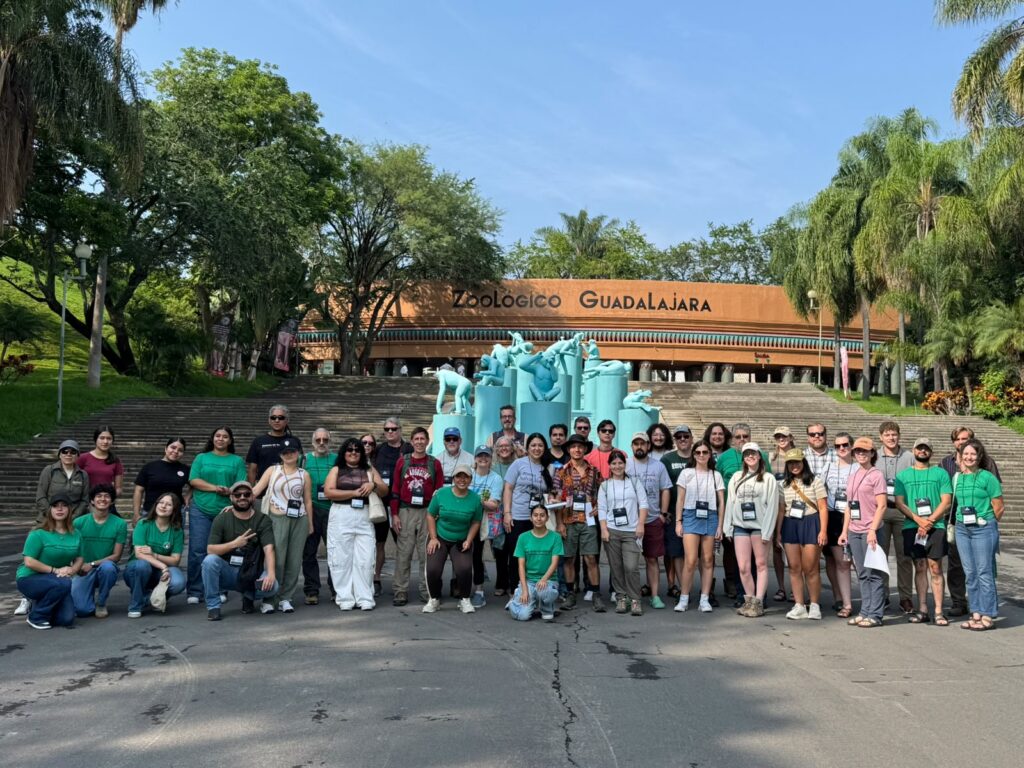 group of people at conservation symposium guadalajara
